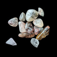 Auralite tiny tumbled crystals from Morocco 8-10g in sunlight - Rocks and Things Store