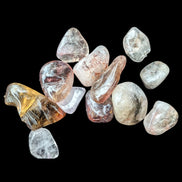 Auralite tiny tumbled crystals from Morocco 8-10g in sunlight - Rocks and Things Store