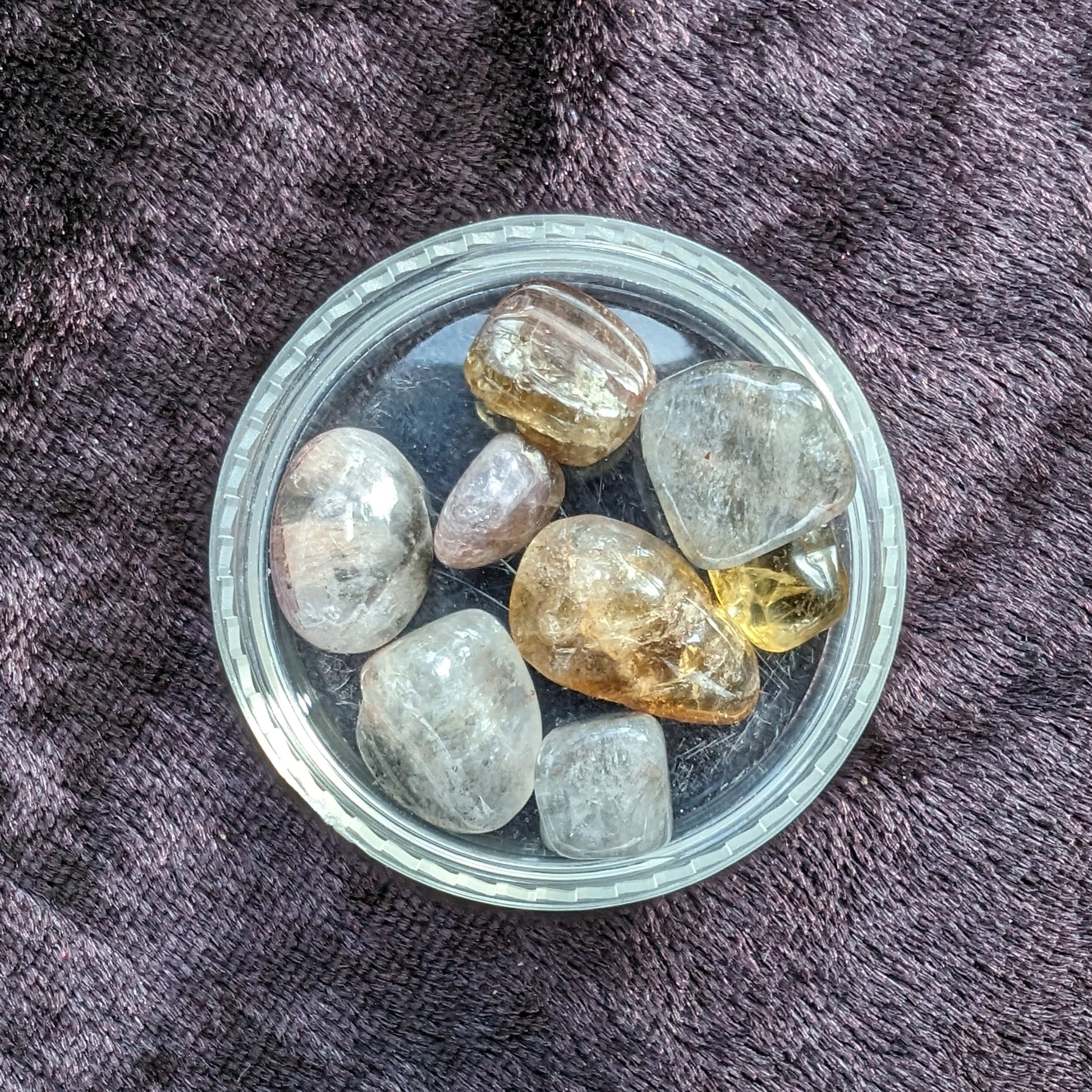 Auralite tiny tumbled crystals from Morocco 8-10g Rocks and Things