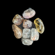 Auralite tiny tumbled crystals from Morocco 8-10g in sunlight - Rocks and Things Store