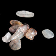 Auralite tiny tumbled crystals from Morocco 8-10g in sunlight - Rocks and Things Store