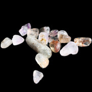 Auralite tiny tumbled crystals from Morocco 8-10g in sunlight - Rocks and Things Store