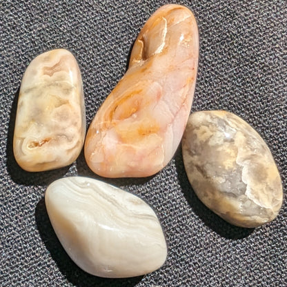 Crazy Lace Agate 3/4 polished stones 5-8g Rocks and Things