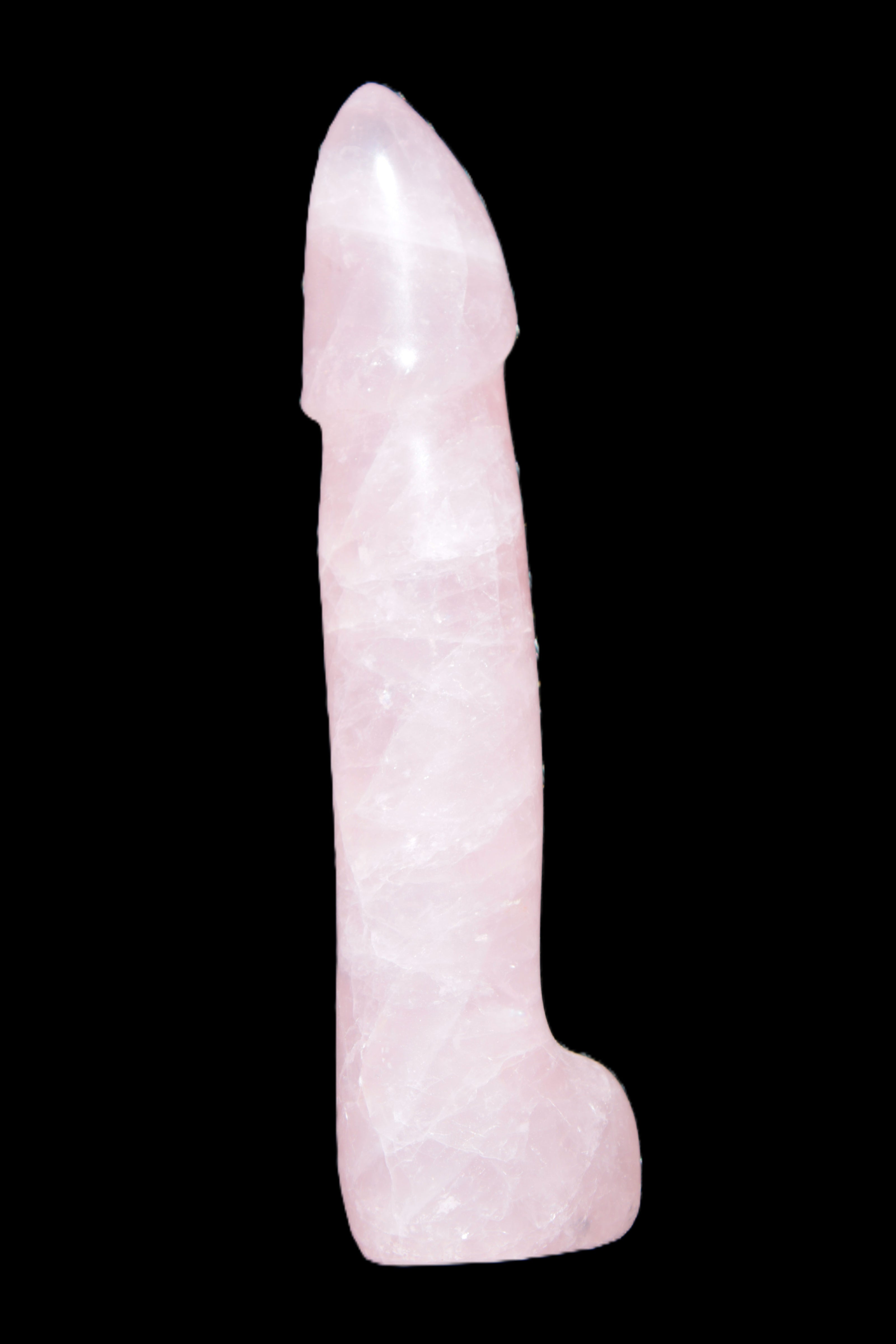 Rose Quartz hand-carved phallus 299g Rocks and Things