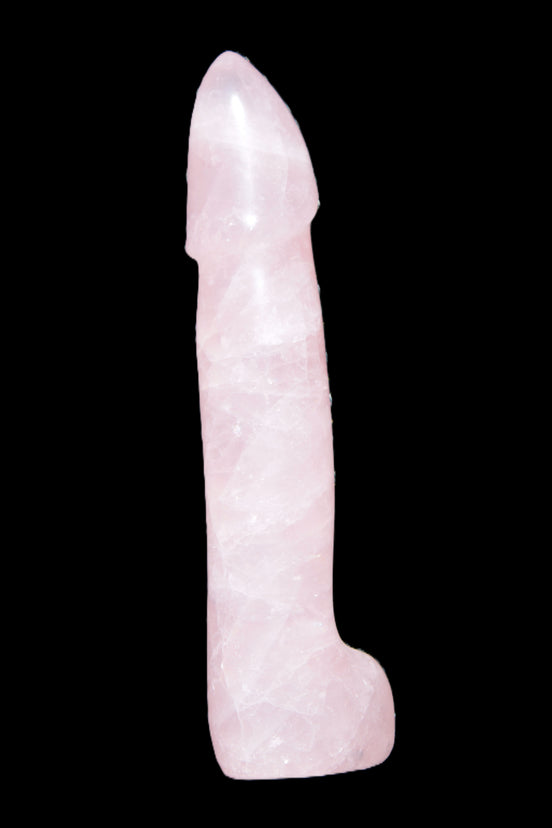 Rose Quartz hand-carved phallus 299g Rocks and Things