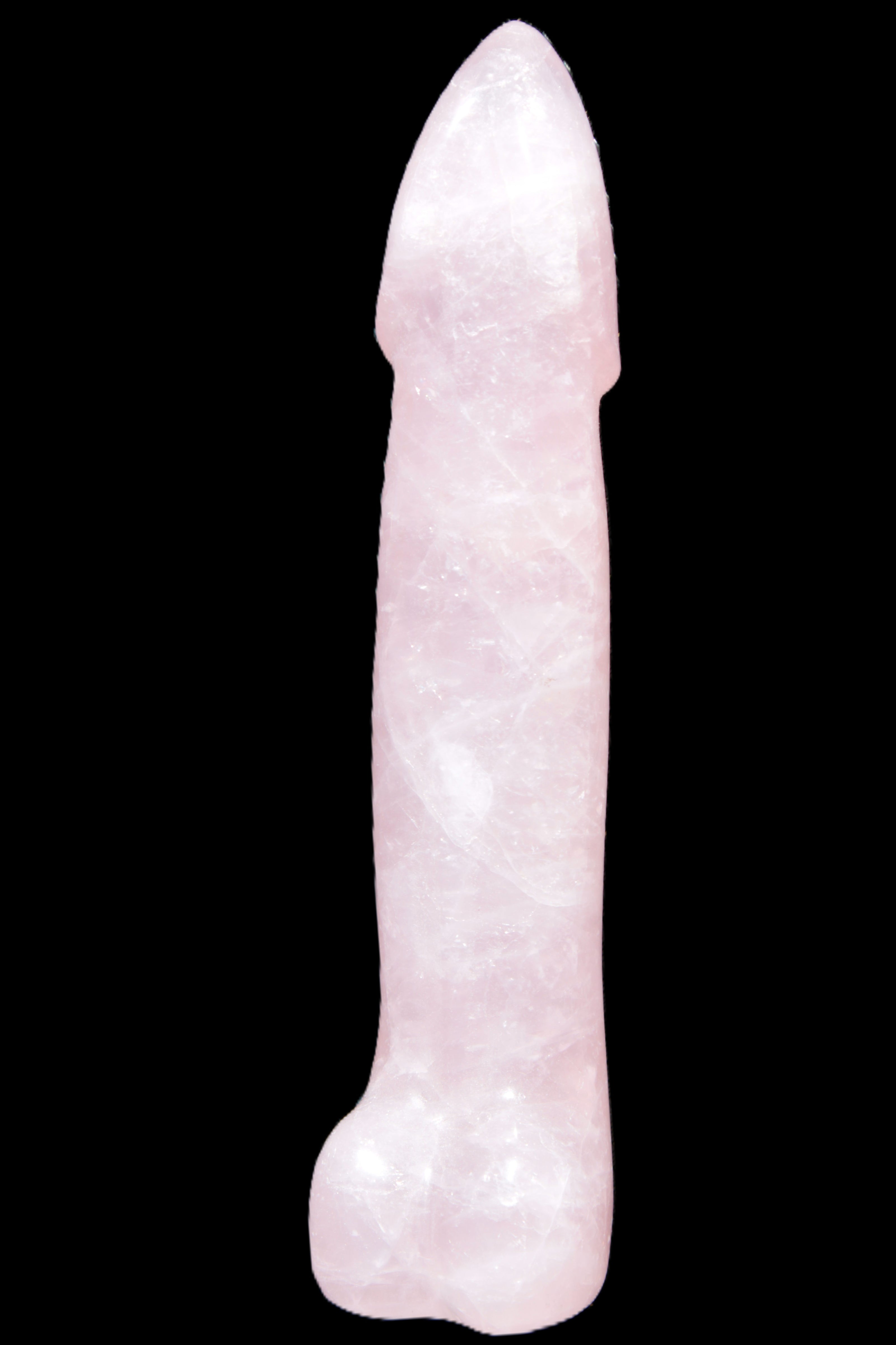 Rose Quartz hand-carved phallus 299g Rocks and Things