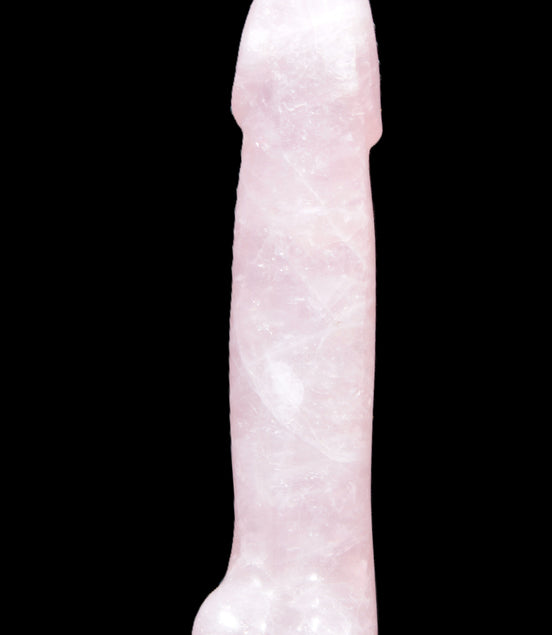 Rose Quartz hand-carved phallus 299g Rocks and Things