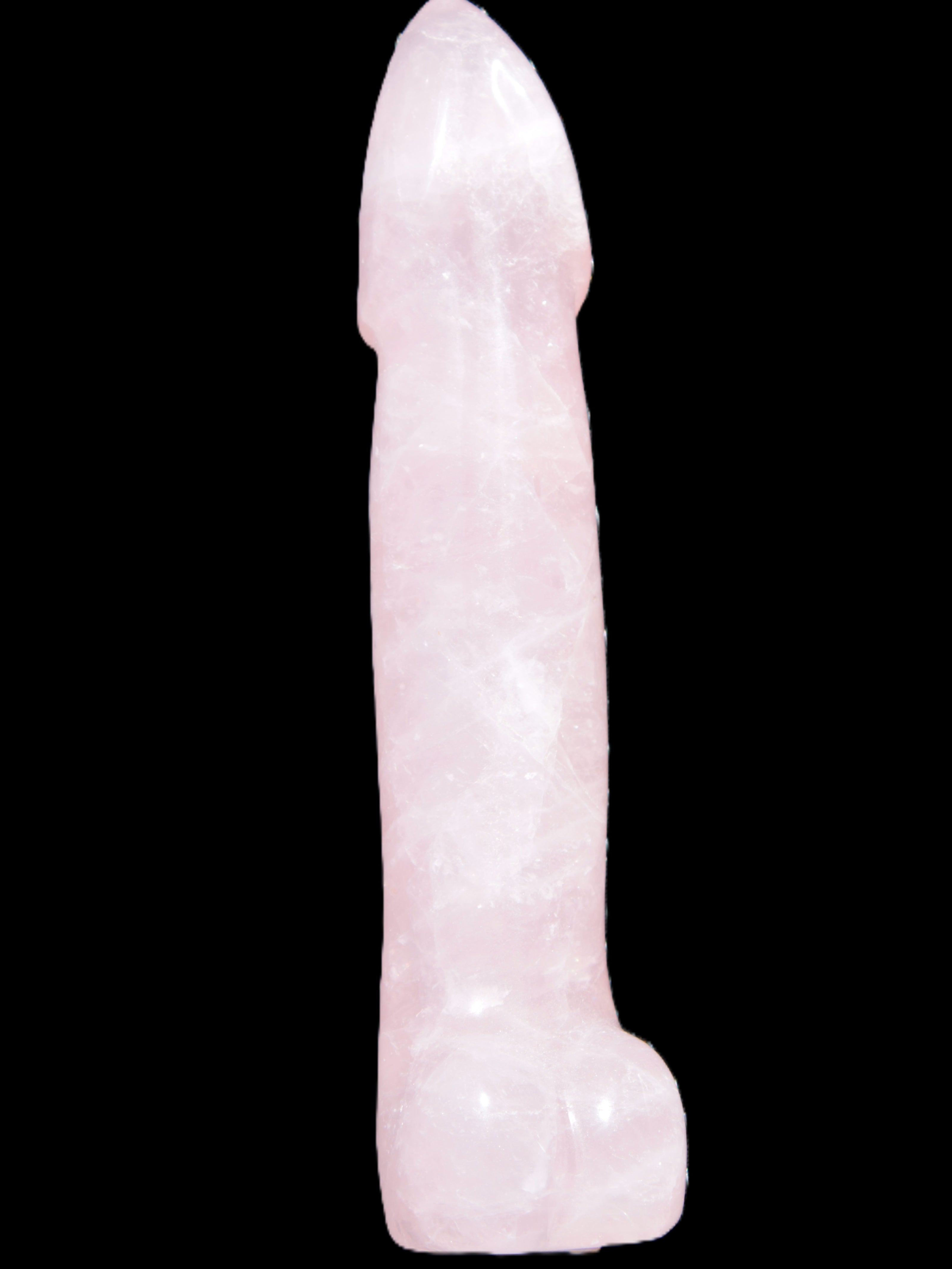 Rose Quartz hand-carved phallus 299g Rocks and Things