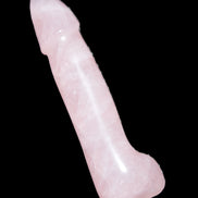 Rose Quartz hand-carved phallus 299g Rocks and Things