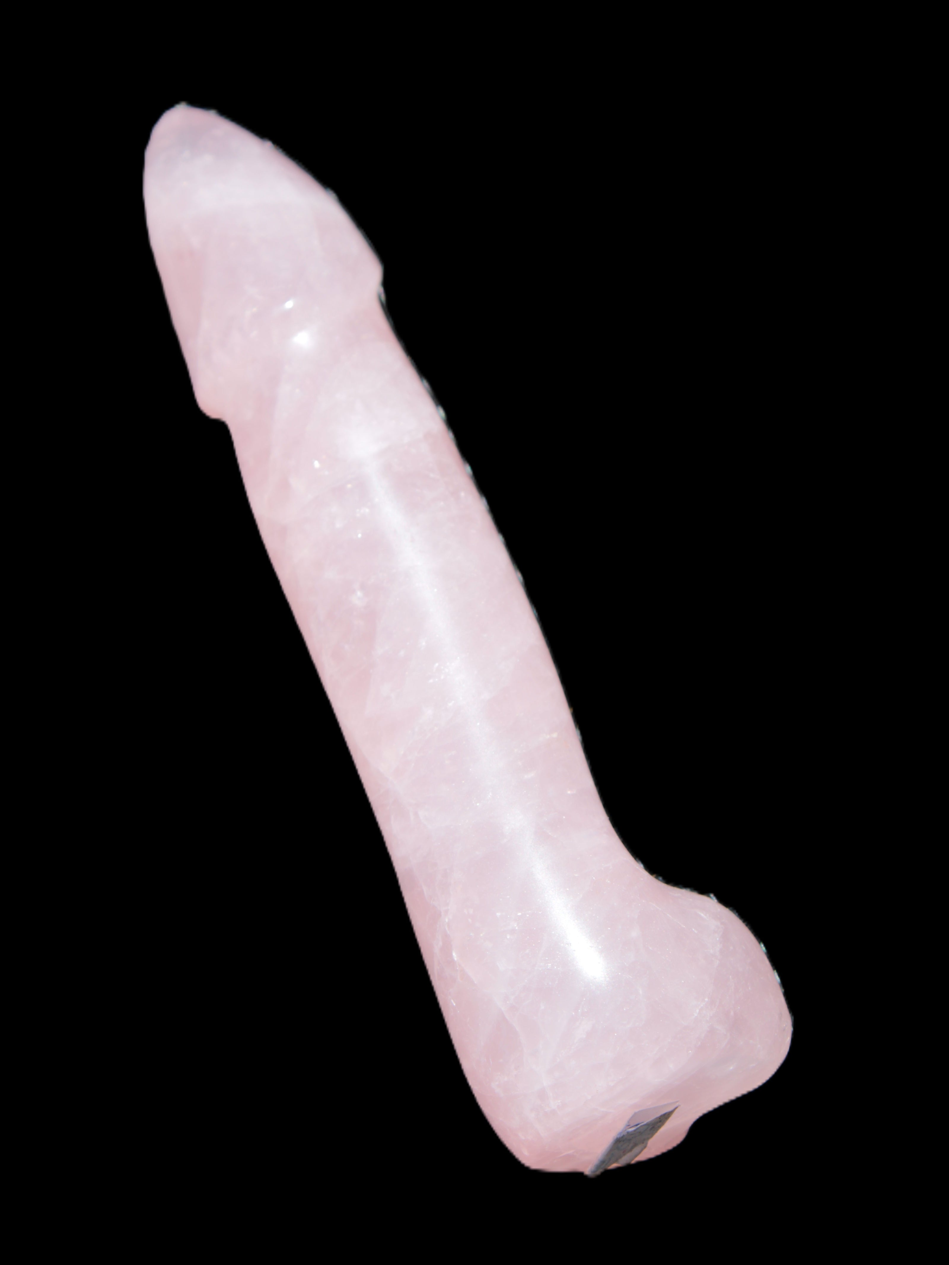 Rose Quartz hand-carved phallus 299g Rocks and Things