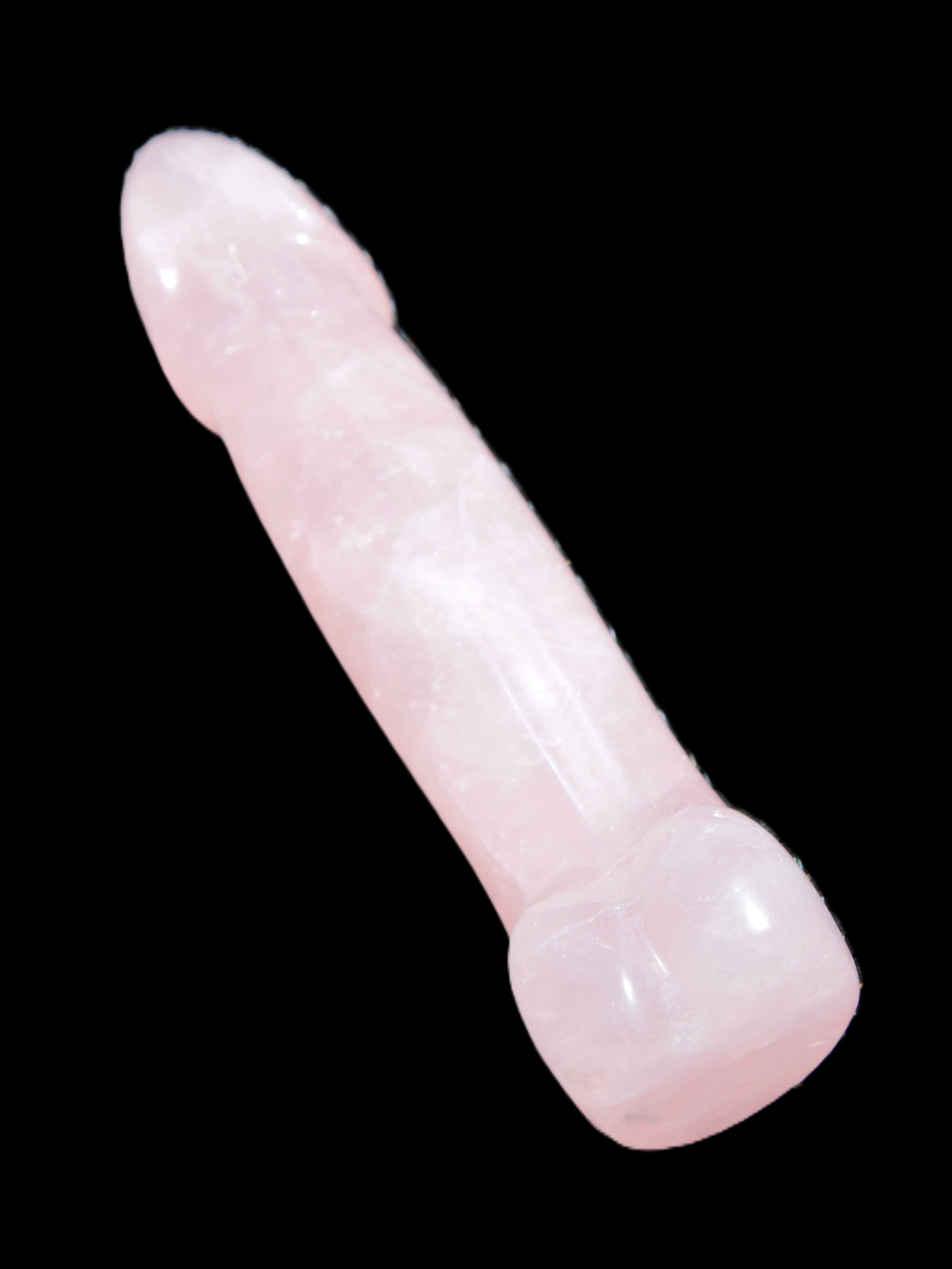 Rose Quartz hand-carved phallus 299g Rocks and Things
