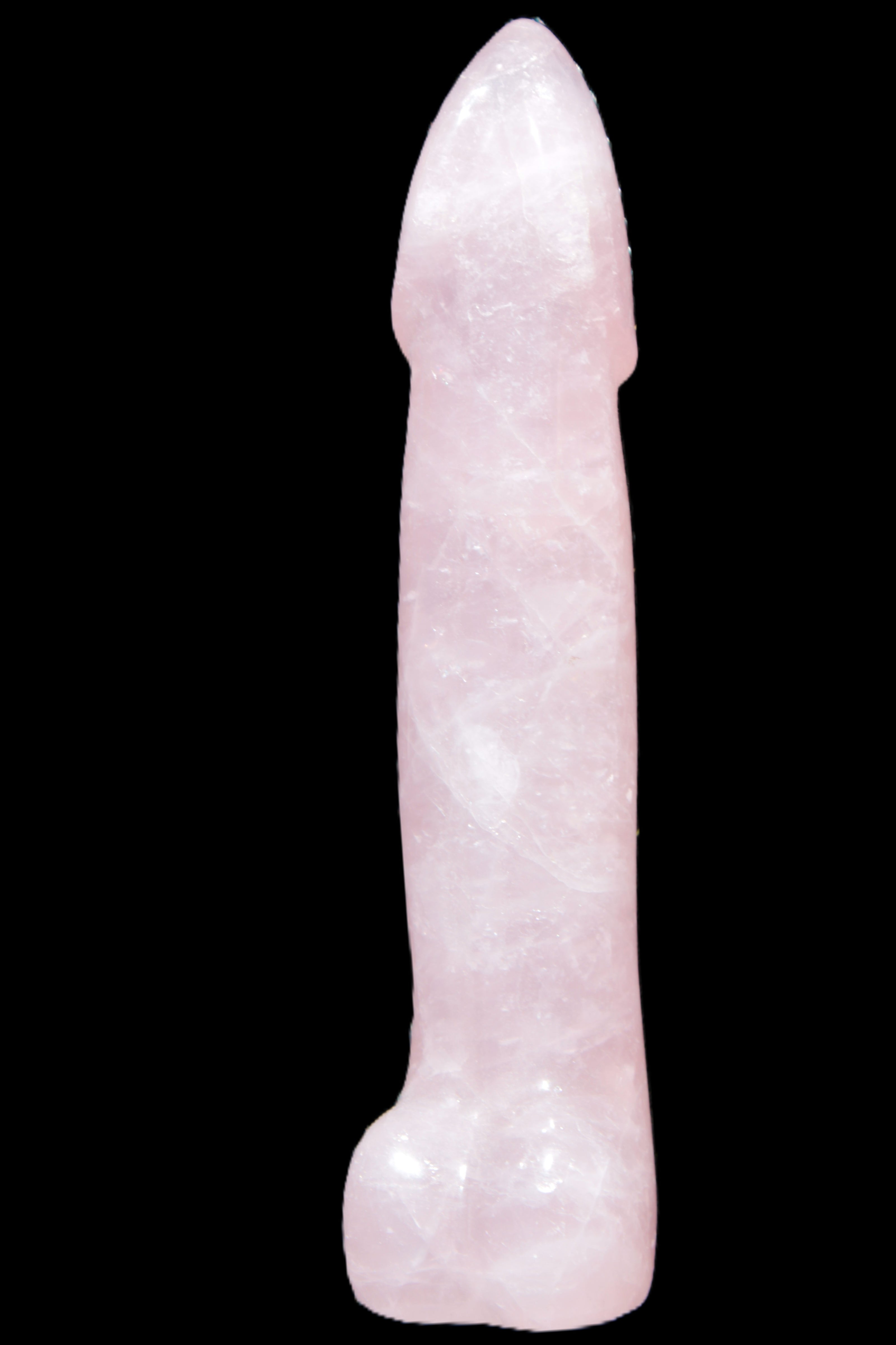 Rose Quartz hand-carved phallus 299g Rocks and Things