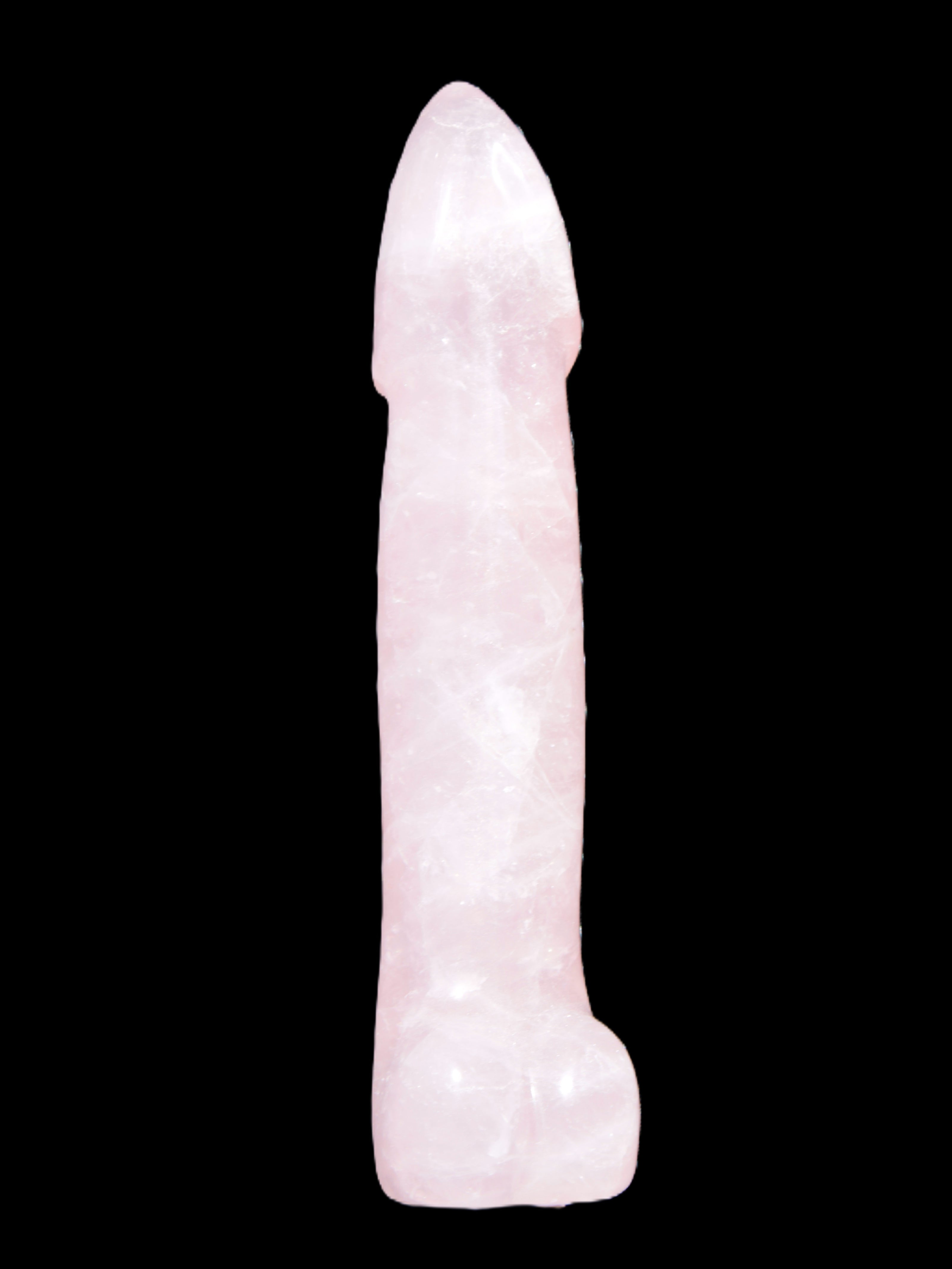 Rose Quartz hand-carved phallus 299g Rocks and Things