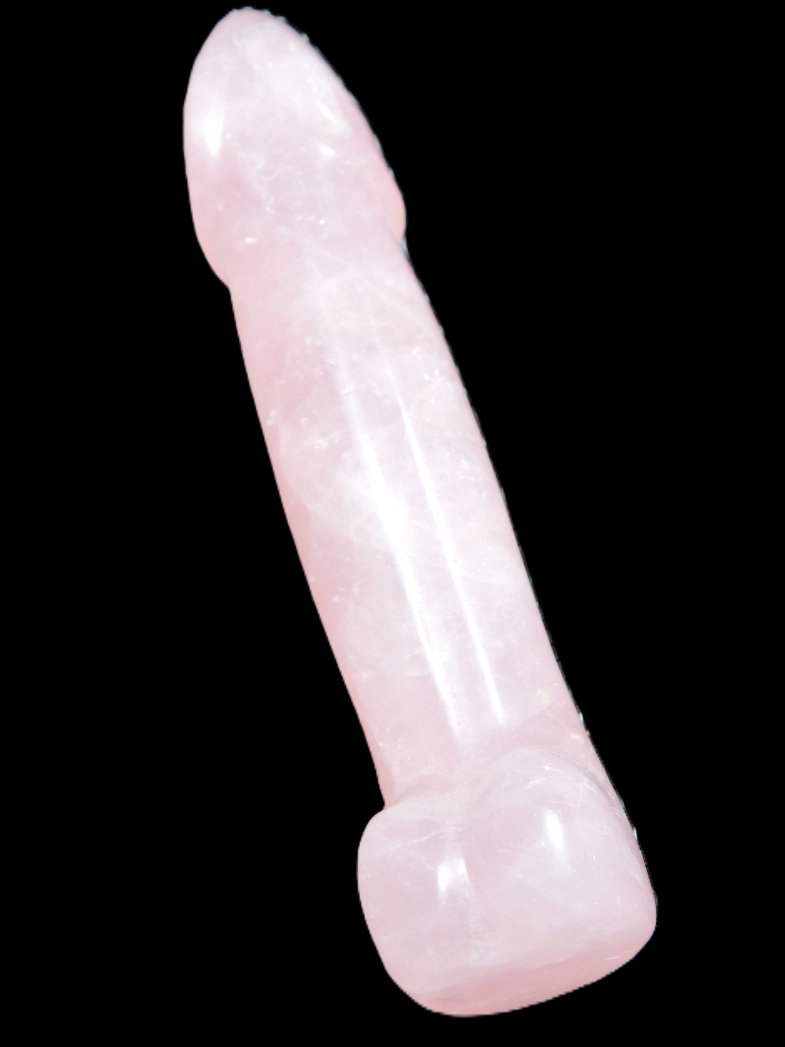 Rose Quartz hand-carved phallus 299g Rocks and Things
