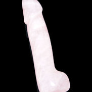 Rose Quartz hand-carved phallus 299g Rocks and Things
