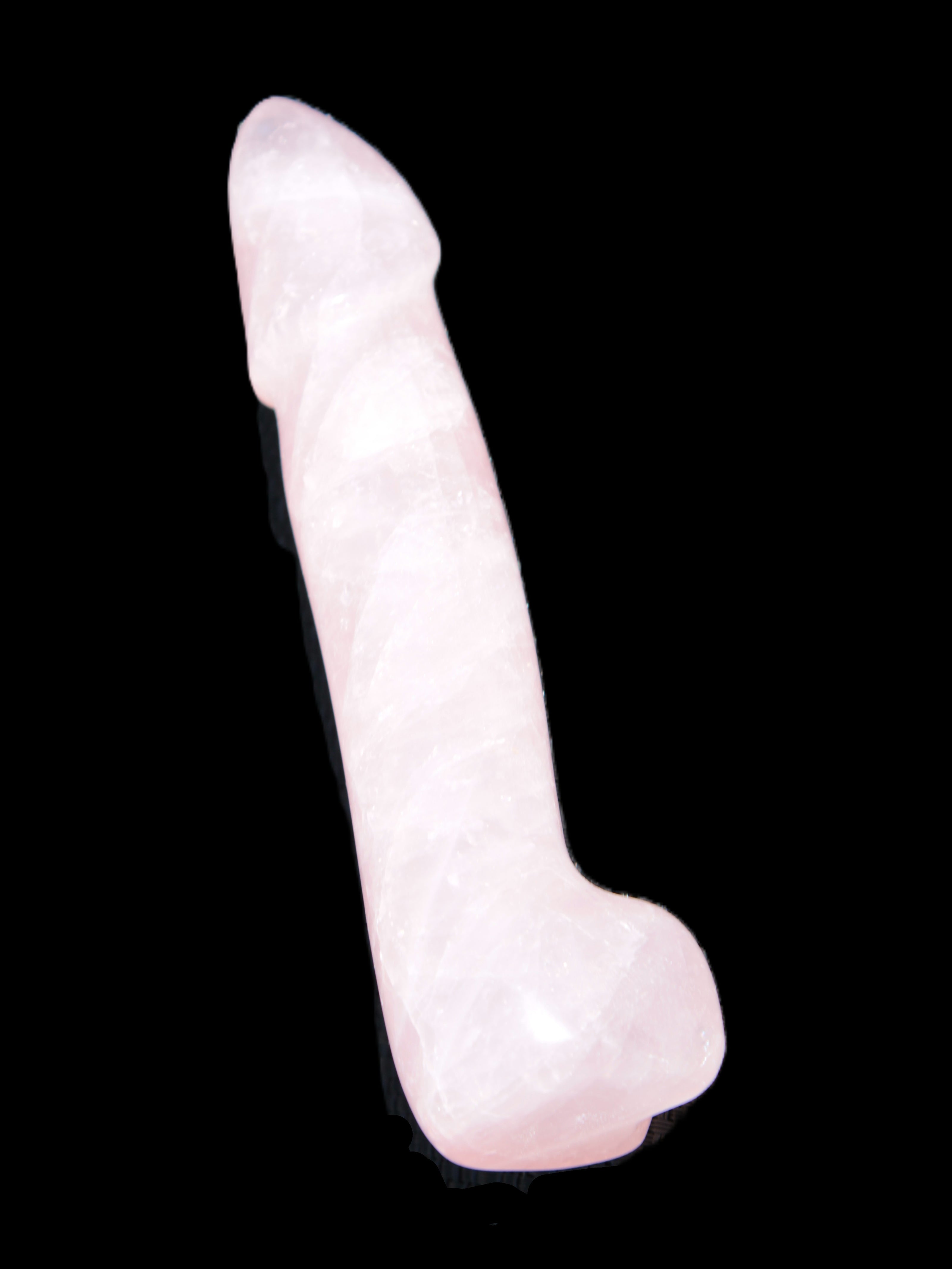 Rose Quartz hand-carved phallus 299g Rocks and Things