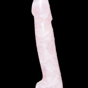 Rose Quartz hand-carved phallus 299g Rocks and Things