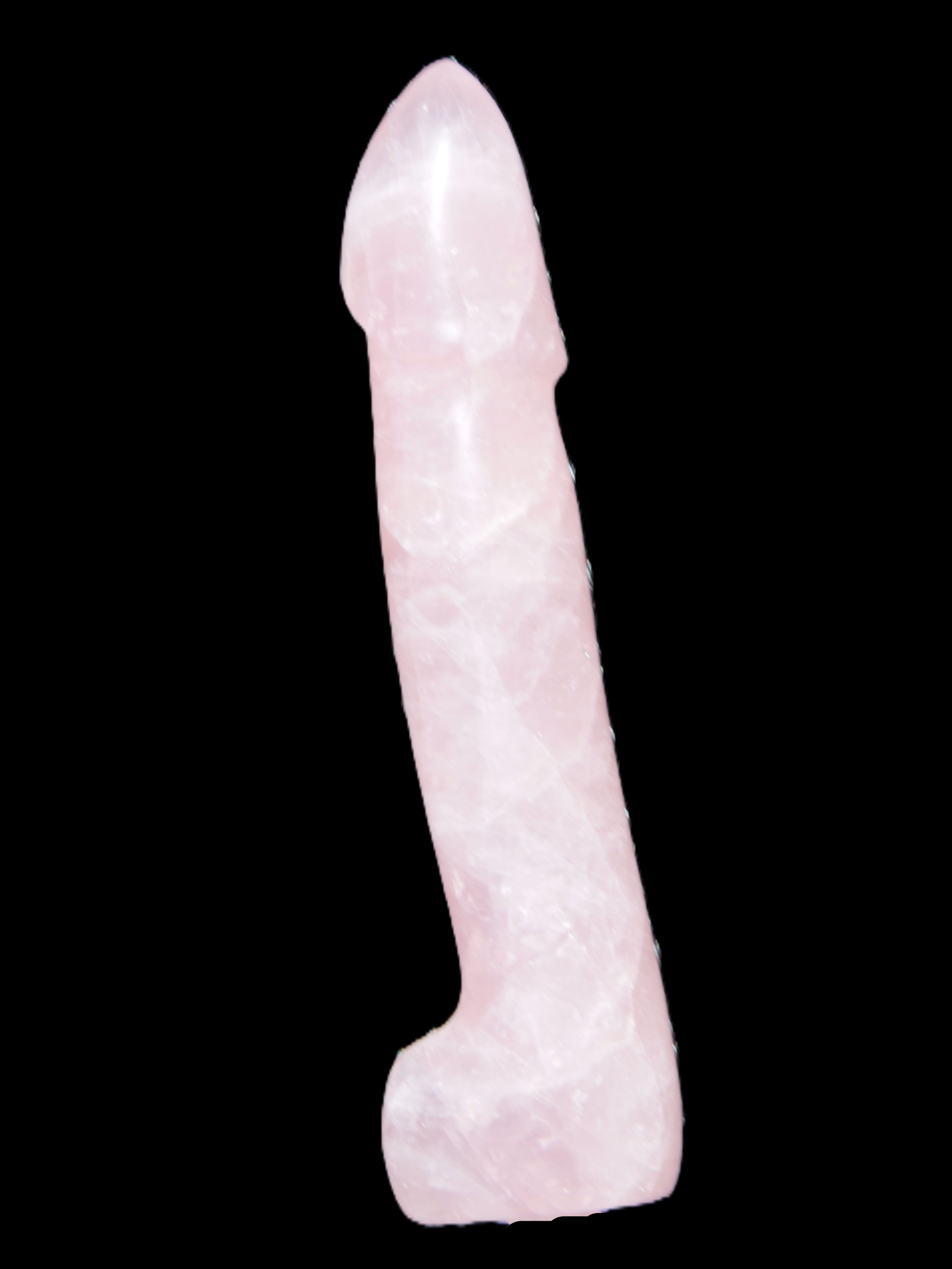 Rose Quartz hand-carved phallus 299g Rocks and Things