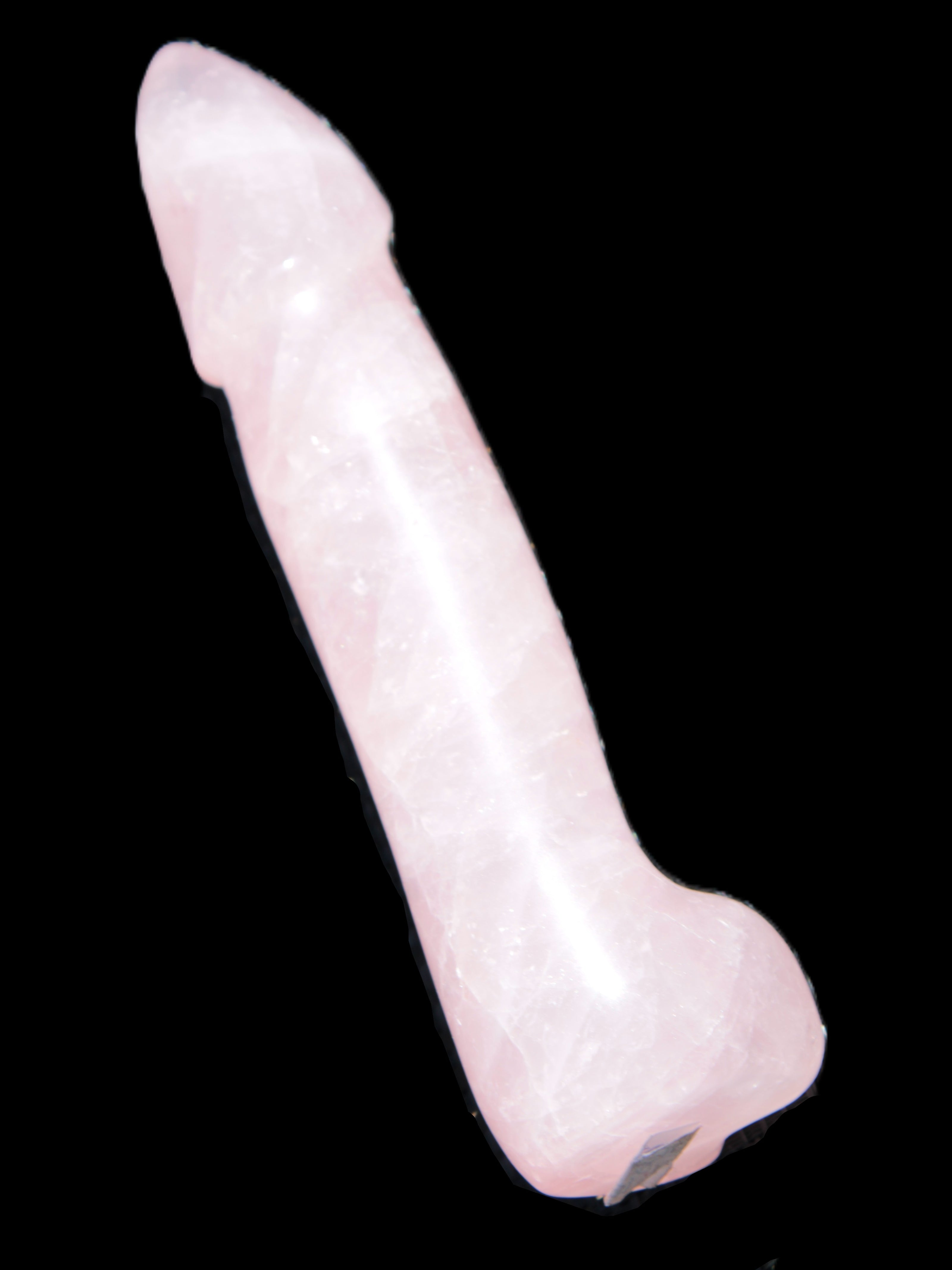 Rose Quartz hand-carved phallus 299g Rocks and Things