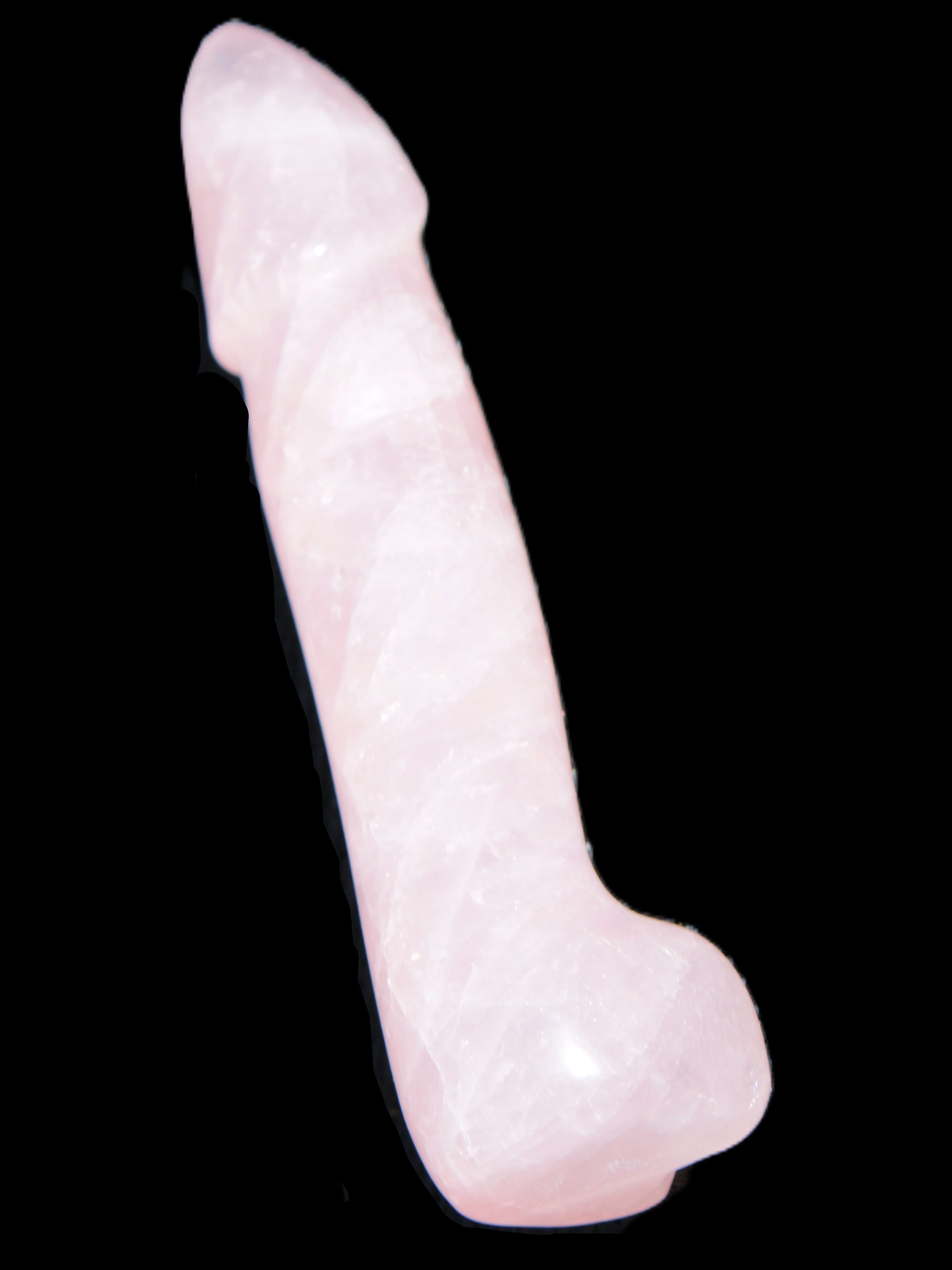 Rose Quartz hand-carved phallus 299g Rocks and Things