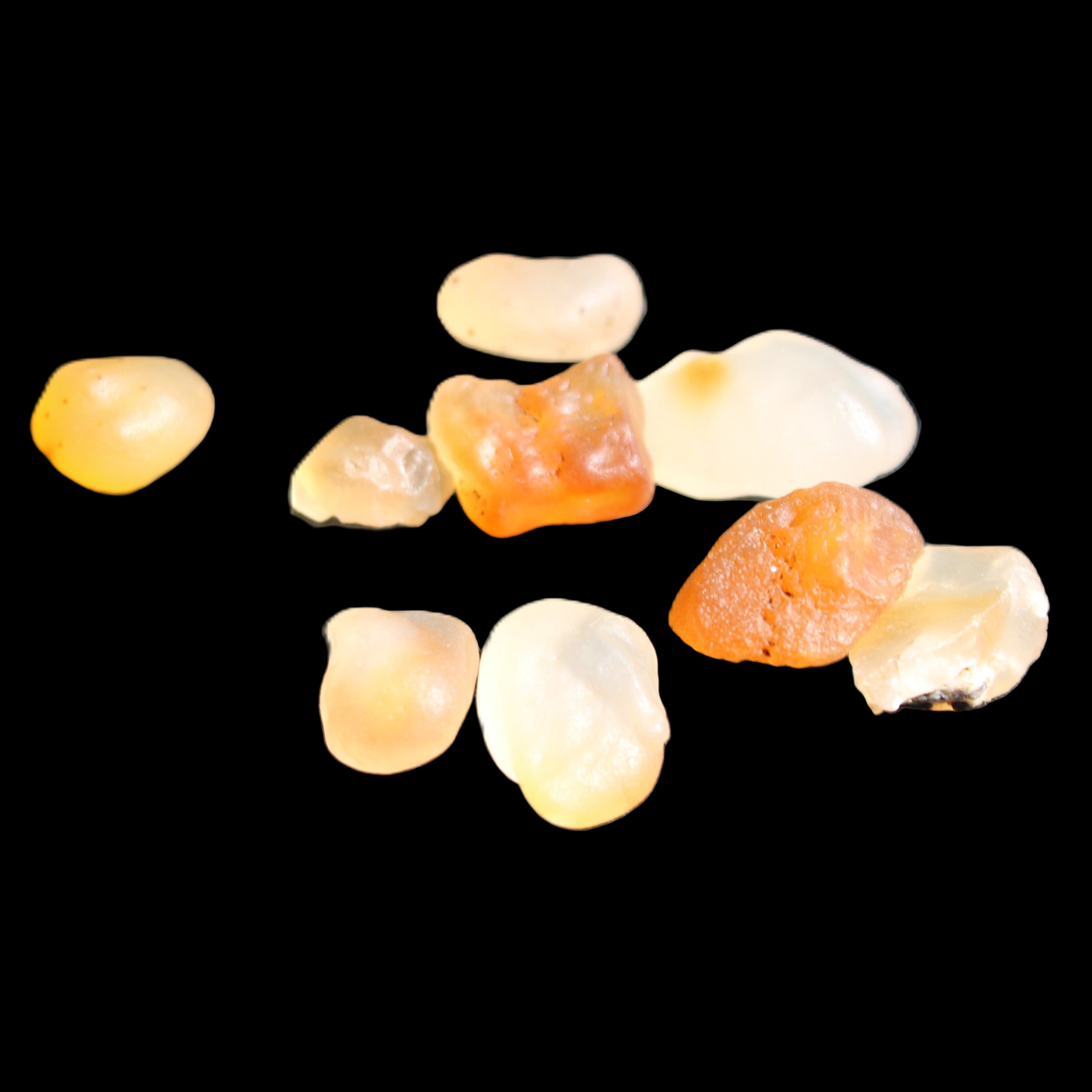 Gobi Alashan candy Agate 3-9 stones 6-8g in sunlight - Rocks and Things Store