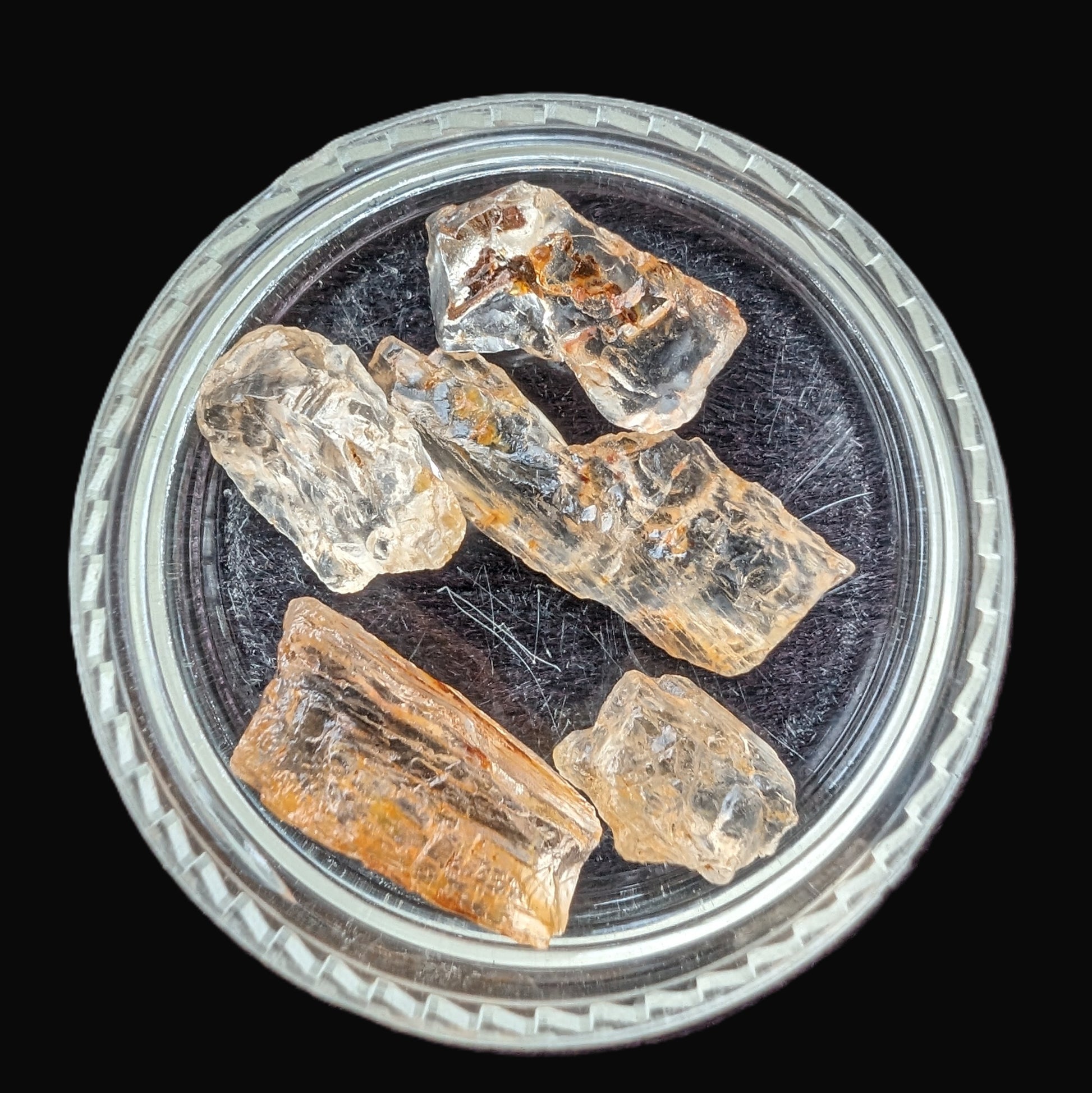 Golden Scapolite from Tanzania 6-9 crystals 5-7g Rocks and Things