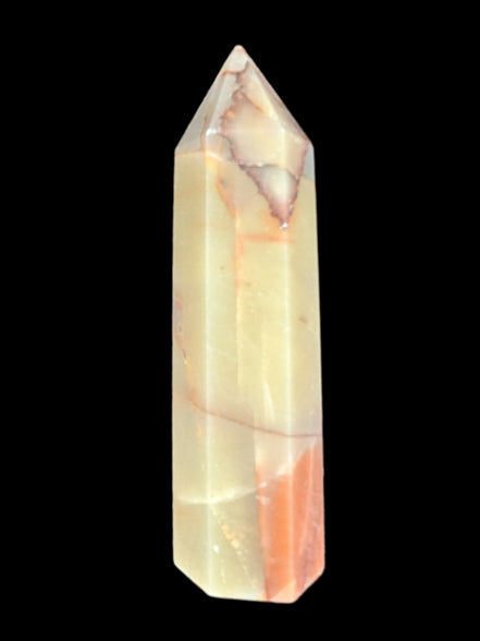 Red and Yellow Chalcedony wand 90g - Rocks and Things Store