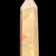 Red and Yellow Chalcedony wand 90g in sunlight - Rocks and Things Store