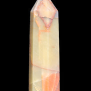Red and Yellow Chalcedony wand 90g in sunlight - Rocks and Things Store