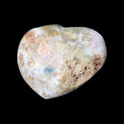 Ocean Jasper heart 65mm 112g in sunlight - Rocks and Things Store