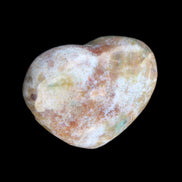 Ocean Jasper heart 65mm 112g in sunlight - Rocks and Things Store