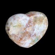 Ocean Jasper heart 65mm 112g in sunlight - Rocks and Things Store