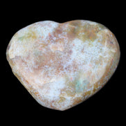 Ocean Jasper heart 65mm 112g in sunlight - Rocks and Things Store