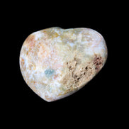 Ocean Jasper heart 65mm 112g in sunlight - Rocks and Things Store