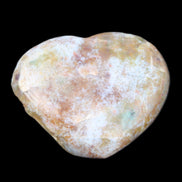 Ocean Jasper heart 65mm 112g in sunlight - Rocks and Things Store