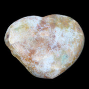 Ocean Jasper heart 65mm 112g in sunlight - Rocks and Things Store