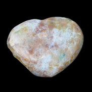 Ocean Jasper heart 65mm 112g in sunlight - Rocks and Things Store