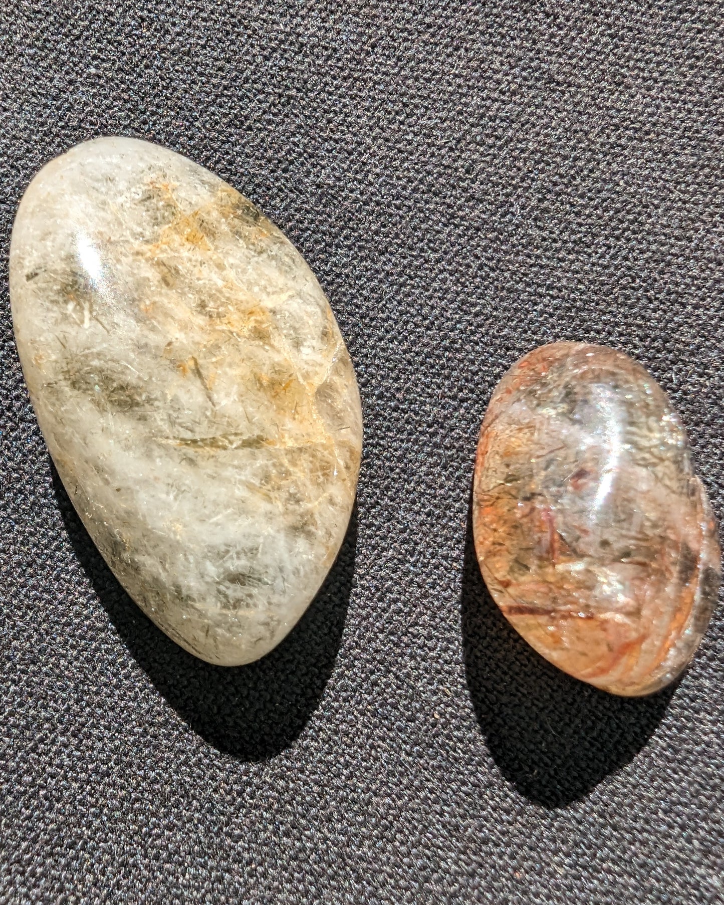 Hair Tourmaline in Clear Quartz 1-3 polished crystals 10-15g Rocks and Things