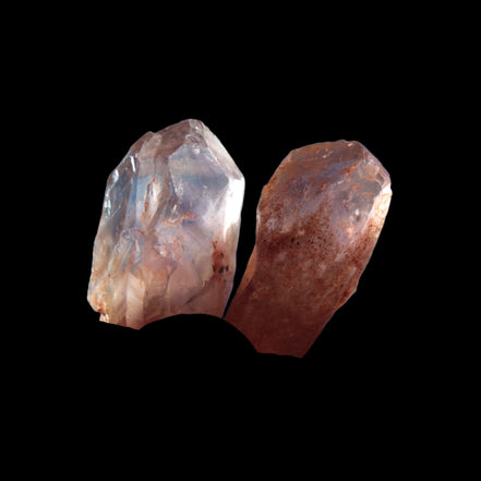 Super Seven Amethyst 2 crystals from Madagascar 8g in sunlight - Rocks and Things Store