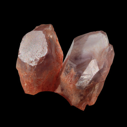 Super Seven Amethyst 2 crystals from Madagascar 8g in sunlight - Rocks and Things Store