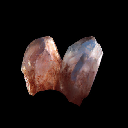 Super Seven Amethyst 2 crystals from Madagascar 8g in sunlight - Rocks and Things Store