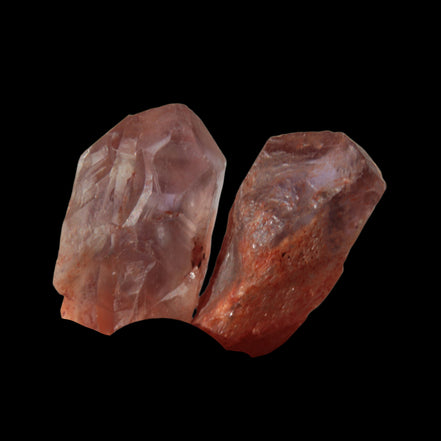 Super Seven Amethyst 2 crystals from Madagascar 8g in sunlight - Rocks and Things Store