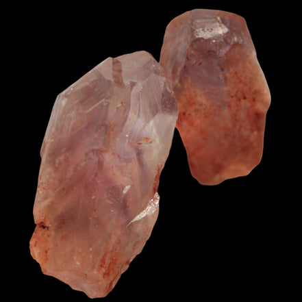 Super Seven Amethyst 2 crystals from Madagascar 8g in sunlight - Rocks and Things Store