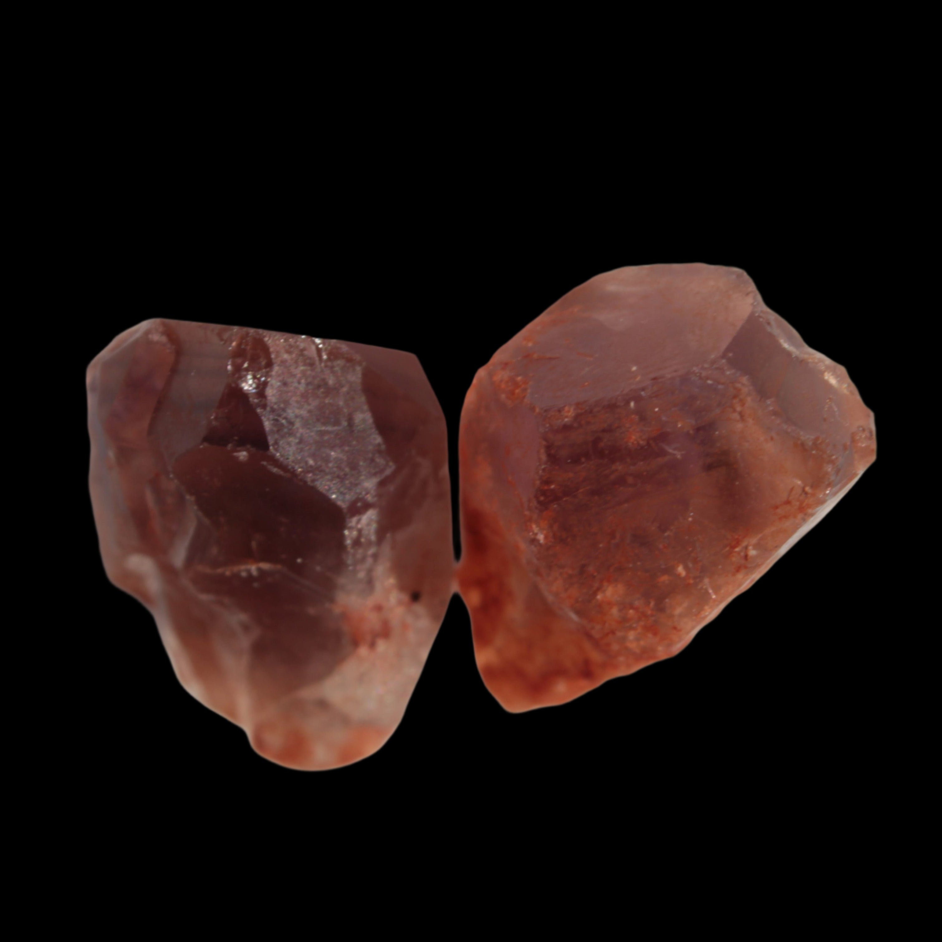 Super Seven Amethyst 2 crystals from Madagascar 8g in sunlight - Rocks and Things Store