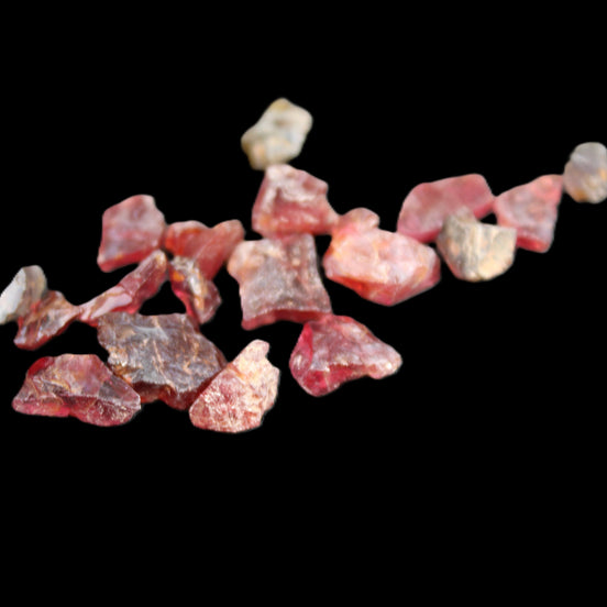 Garnet tiny rough crystals 6-8g in sunlight - Rocks and Things Store
