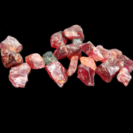Garnet tiny rough crystals 6-8g in sunlight - Rocks and Things Store