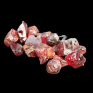 Garnet tiny rough crystals 6-8g in sunlight - Rocks and Things Store