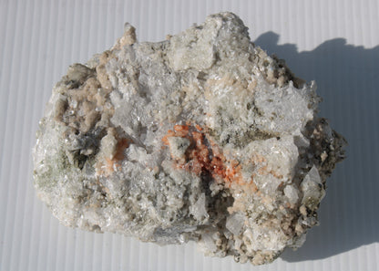 Calcite cluster with sparkly complex Chalcopyrite mineralisation 1340g Rocks and Things