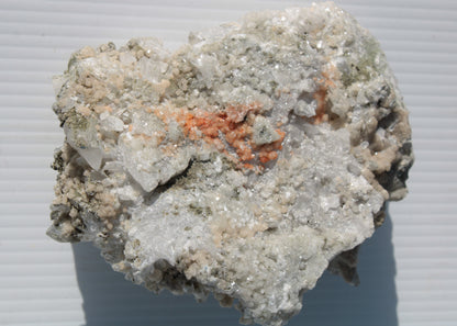 Calcite cluster with sparkly complex Chalcopyrite mineralisation 1340g Rocks and Things