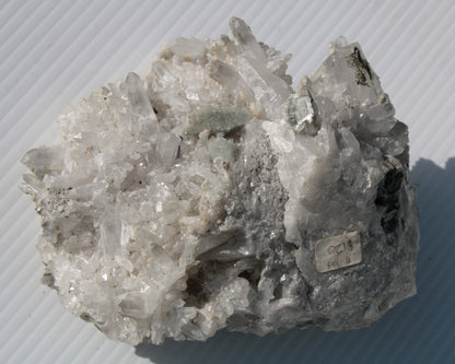 Calcite cluster with sparkly complex Chalcopyrite mineralisation 1340g Rocks and Things